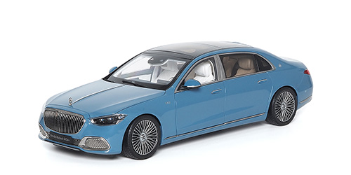 MERCEDES-MAYBACH-S-CLASS 2021 – VINTAGE BLUE 1:18 model