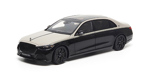 MERCEDES-MAYBACH-S-CLASS 2023 – MOJAVE SILVER/ONYX BLACK 1:18 model