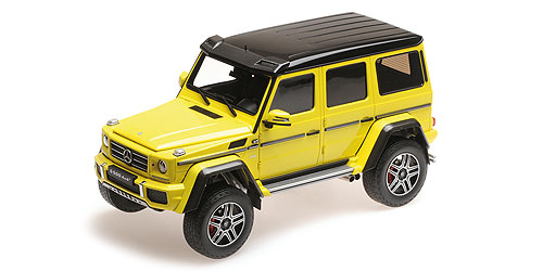 MERCEDES-BENZ G500 4×4² CONCEPT – YELLOW 1:18 model