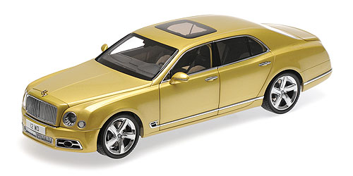 BENTLEY MULSANNE SPEED – 2017 – GOLD 1:18 model