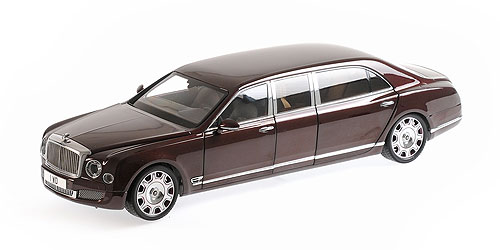 BENTLEY MULSANNE GRAND LIMOUSINE BY MULLINER 2017 – LIGHT CLARET OVER CLARET 1:18 model