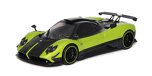PAGANI ZONDA CINQUE COUPE – 2009 – GREEN METALLIC – VERDE FIRENZE (850602001) 1:18 model