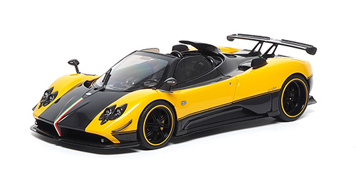 PAGANI ZONDA CINQUE ROADSTER – 2009 – GIALLO GINEVRA (850613001) 1:18 model