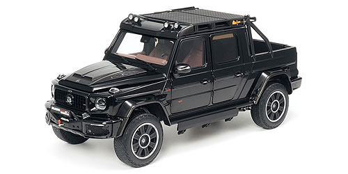 BRABUS G 800 ADVENTURE XLP – 2020 – BLACK METALLIC (OBSIDIAN BLACK) 1:18 model