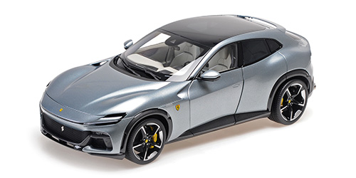 FERRARI PUROSANGUE W/PANORAMIC ROOF – GRIGIO TITANIO 1:18 model