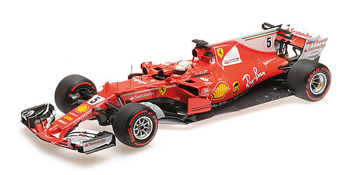 FERRARI SF70-H – SCUDERIA FERRARI – SEBASTIAN VETTEL – WINNER GP MONACO 2017 1:18 model