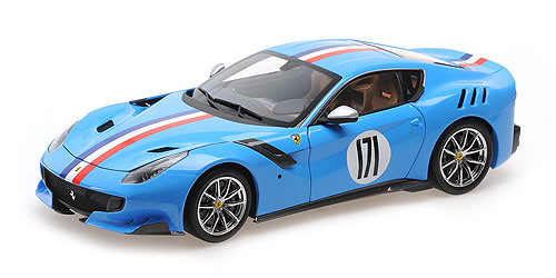 FERRARI F12 TDF – 2015 – BLUE 1:18 model