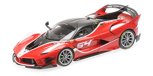 FERRARI FXX-K EVO ROSSO CORSA # 54 1:18 model