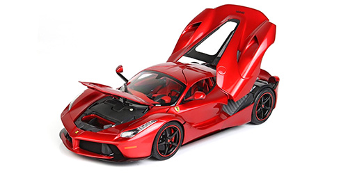 FERRARI LAFERRARI – RED METALLIC (LEWIS HAMILTON) 1:18 model