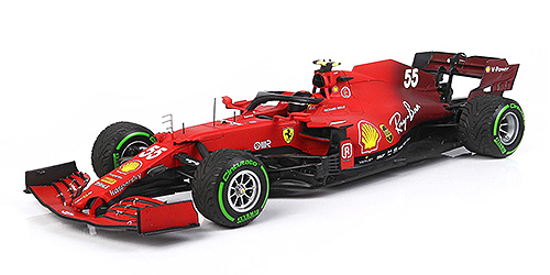 FERRARI SF21 – SCUDERIA FERRARI – CARLOS SAINZ – EMIGLIA ROMAGNA GP 2021 W INTERMEDIATE TYRES 1:18 model