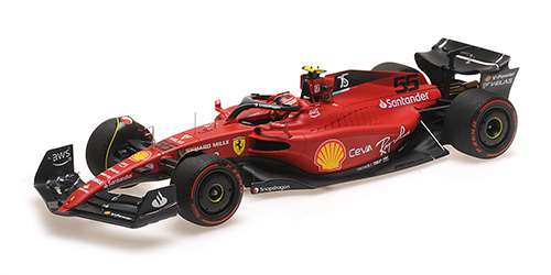 FERRARI F1-75 – CARLOS SAINZ – 2ND PLACE BAHRAIN GP 2022 - L.E. 630 pcs. 1:18 model