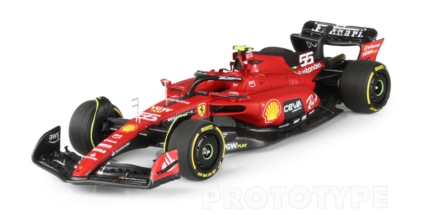 FERRARI SF-23 – CARLOS SAINZ – GP BELGIUM 2023 1:18 model