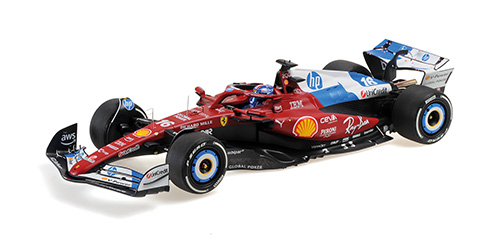 FERRARI SF-25 – CHARLES LECLERC – MIAMI GP 2025 W/DRIVER FIGURINE 1:18 model