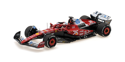FERRARI SF-25 – CHARLES LECLERC – 2ND PLACE MONACO GP 2025 W/DRIVER FIGURINE 1:43 model