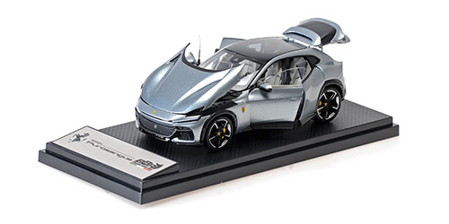 FERRARI PUROSANGUE W/PANORAMIC ROOF – GRIGIO TITANIO 1:43 model
