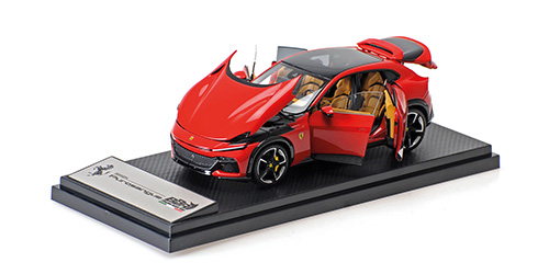 FERRARI PUROSANGUE W/PANORAMIC ROOF – ROSSO CORSA 1:43 model