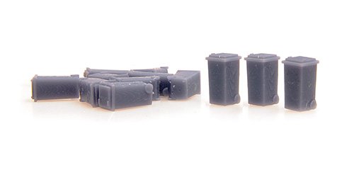 MUELLTONNE – UNPAINTED – 12 PCS. 1:160 model