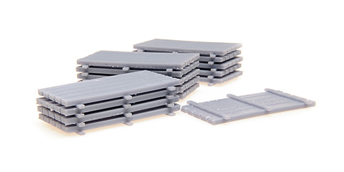 HOLZSTAPEL SET – UNPAINTED – 15 PCS. 1:160 model