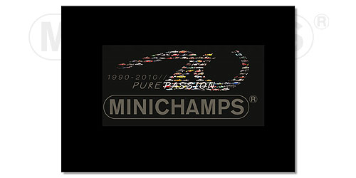 PHOTO BOOK / BUCH ’20 YEARS MINICHAMPS – PURE PASSION’ – PHOTOS BY BLACKY SCHWARZ – 144 PAGES 1:1 model