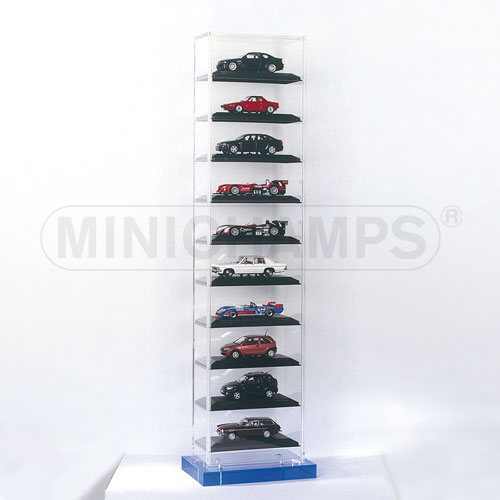 ACRYL SHOWCASE – STAND VERSION (16,0 x 8,5 x 74 BASE: 23,0 x 13,5 x 2,0) 1:43 model