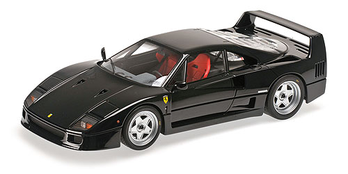 FERRARI F40 – BLACK (RESIN) – (PHR1802BK) 1:18 model