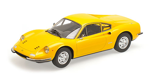 FERRARI DINO 246GT – YELLOW (PHR1804Y) 1:18 model