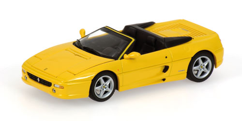 FERRARI F355 SPIDER YELLOW WITH ENGINE 1:43 model