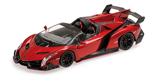 LAMBORGHINI VENENO ROADSTER – RED METALLIC (05572RM) 1:43 model