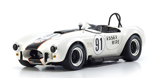 SHELBY COBRA 427 S/C – ESSEX WIRE – WHITE/DARK BLUE (08047EW) 1:18 model