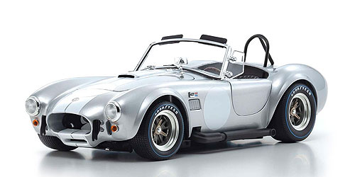 SHELBY COBRA 427 S/C – SILVER/WHITE(08047S) 1:18 model