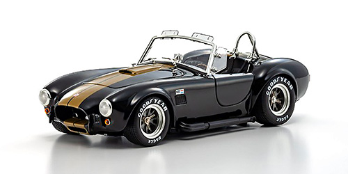SHELBY COBRA 427 S/C – BLACK W/GOLD STRIPE (08048BKG) 1:18 model