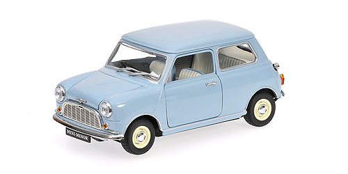 MORRIS MINI MINOR – BLUE 1:18 model
