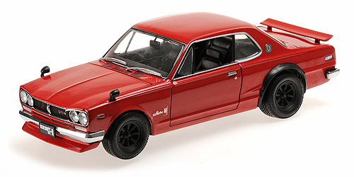 NISSAN SKYLINE GT-R (KPGC10) – RED – (08128R) 1:18 model