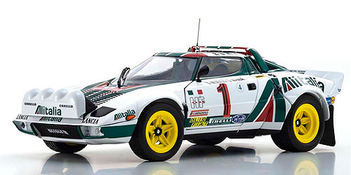 LANCIA STRATOS HF – RALLYE MONTE CARLO 1977 – WINNER MUNARI/MAIGA (08130A) 1:18 model