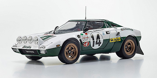 LANCIA STRATOS HF – WINNER RALLYE MONTE CARLO 1975 – #14 (08130E) 1:18 model
