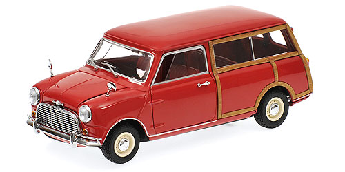 MORRIS MINI TRAVELLER – RED 1:18 model