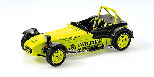 CATERHAM SUPER SEVEN – ‘JPE’ – YELLOW 1:18 model