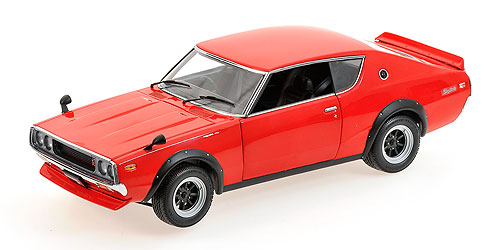 NISSAN SKYLINE 2000 GT-R KPGC110 – STREET SPORTS – RED 1:18 model