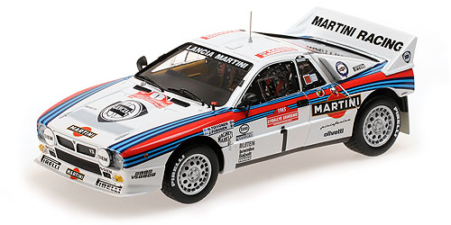 LANCIA RALLYE 037 – #1 – ‘MARTINI’ – RALLY SANREMO 1985 (08302C) 1:18 model