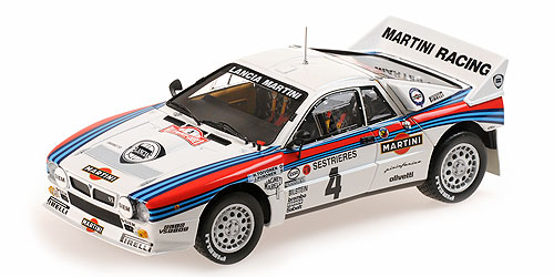 LANCIA RALLYE 037 – #4 – ‘MARTINI’ – RALLY MONTE CARLO 1985 (08302D) 1:18 model