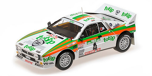 LANCIA RALLYE 037 – #4 – ‘TOTIP’ – RALLY PORTUGAL 1985 (08302E) 1:18 model