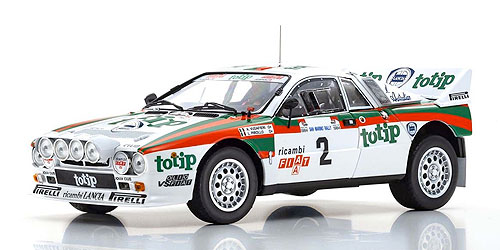 LANCIA RALLYE 037 – #2 – SAN MARINO – VUDAFIERI 1984 (08306F) 1:18 model