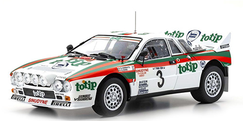 LANCIA RALLYE 037 – #3 – DELL ISOLA D ELBA – CERRATO/CERRI 1985 (08306G) 1:18 model