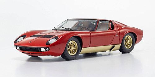 LAMBORGHINI MIURA P400 – RED/GOLD – (08314R) 1:18 model