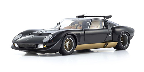 LAMBORGHINI MIURA SVR – BLACK/GOLD (08319BKG) 1:18 model