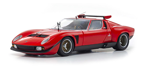 LAMBORGHINI MIURA SVR – RED/BLACK (08319RB) 1:18 model