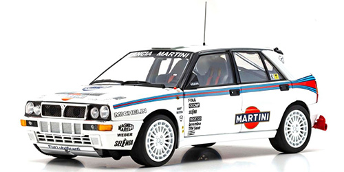 LANCIA DELTA HF INTEGRALE EVOLUTIONE TEST CAR WHITE (08348G) 1:18 model