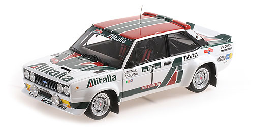 FIAT 131 ABARTH – 1978 – RALLY PORTUGAL #1 (08376B) 1:18 model