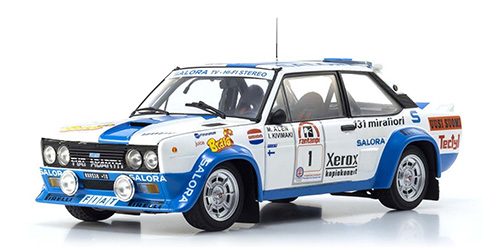 FIAT 131 ABARTH – 1980 – ALEN/KIVIMAKI – WINNER 1000 LAKES #1 (08376H) 1:18 model