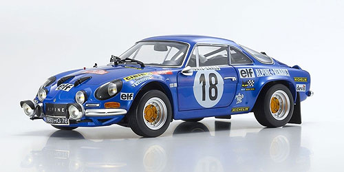 ALPINE A110 – 1973 – MONTE CARLO RALLY #18 (08485E) 1:18 model